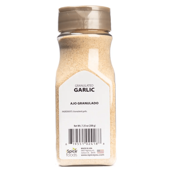 iSpice | Garlic Granulated |  Gourmet Spice | Kosher | Halal | Intense Flavor For Discount