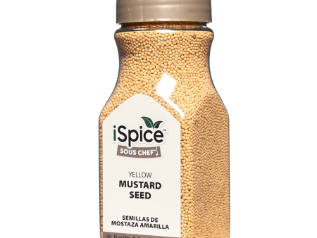 iSpice | Mustard Seed Yellow | 8.2 oz | Gourmet Spice | Kosher| Rich aroma Supply