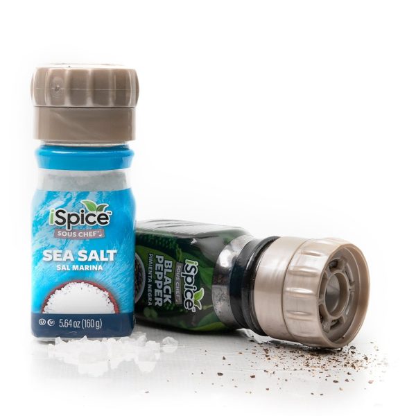 iSpice | 2 Pack of Salt and Pepper | House of Taste | Mixed Spices & Seasonings Gift Set | Kosher Online now