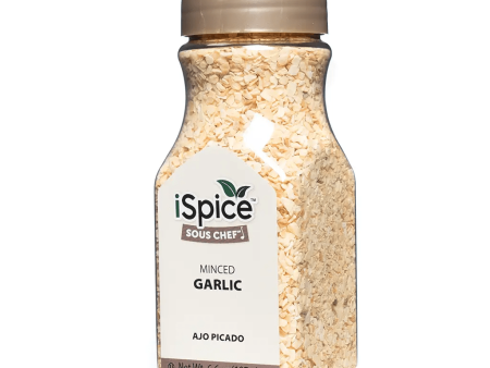 iSpice | Garlic Minced | 6.6 oz |  Gourmet Spice | Kosher | Intense Flavor Discount