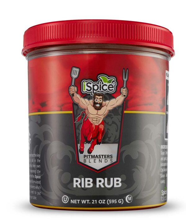 iSpice | Rib Rub Seasoning | 21 oz | Mixed Spices & Seasonings | Kosher | Caramelizing magic Online now