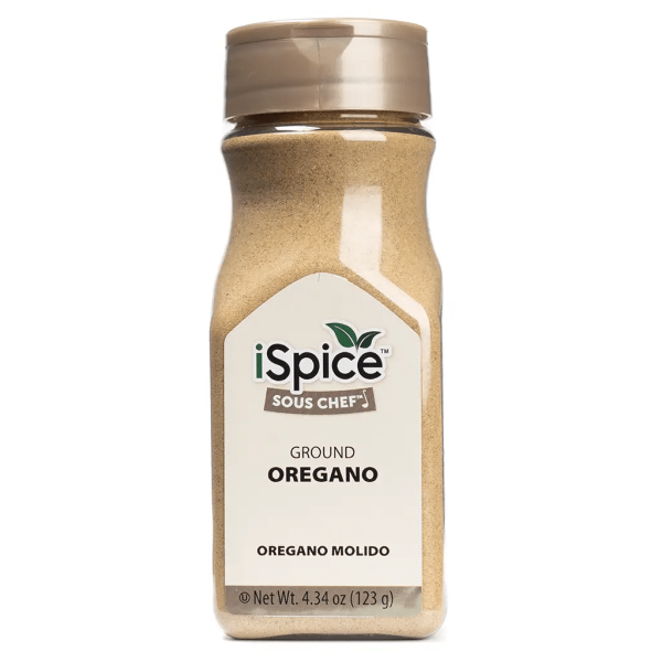 iSpice | Oregano Ground | 4.34 oz | Premium Herbs | Kosher | Halal | Finely milled Supply