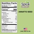 iSpice | Annatto Seed | 7 oz | Gourmet Spice | Kosher | Vibrant Colorant Fashion