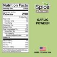 iSpice | Garlic Powder | Gourmet Spice | Kosher | Halal | Fine Texture Online Sale