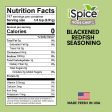 iSpice | Blackened Redfish Seasoning | 7.7 oz | Mixed Spices & Seasonings | Kosher | Redfish & Beyond Supply