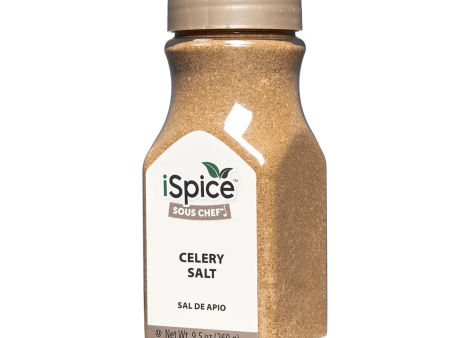 iSpice | Celery Salt | 9.5 oz | Mixed Spices & Seasonings | Kosher | Savory Blend Online Sale