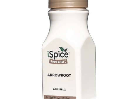 iSpice | Arrowroot Powder | 6 oz | Gourmet Spice | Kosher | Baking Essential |Shelf-Stable Online now