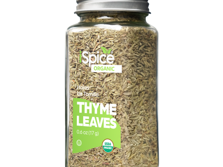 iSpice | Organic Thyme | 0.6 oz | Premium Herbs | Kosher | USDA Organic Certified Online Sale