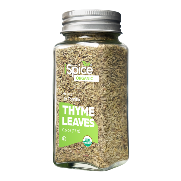 iSpice | Organic Thyme | 0.6 oz | Premium Herbs | Kosher | USDA Organic Certified Online Sale