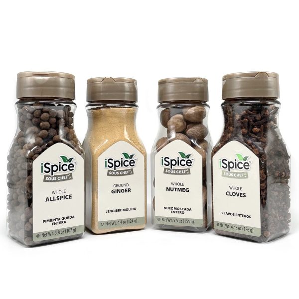 iSpice | 4 pack of spices | TruSpice | Mixed Spices & Seasonings Gift Set | Halal For Discount