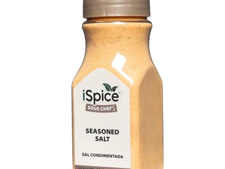 iSpice | Seasoned Salt | No MSG | 12.6 oz | Mixed Spices & Seasonings | Kosher | Culinary staple For Sale