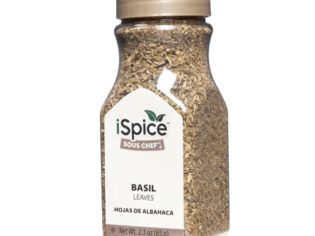 iSpice | Basil Leaves | 2.3 oz | Premium Herbs | Kosher | Halal | Aromatic Herb on Sale