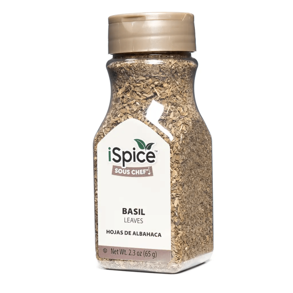 iSpice | Basil Leaves | 2.3 oz | Premium Herbs | Kosher | Halal | Aromatic Herb on Sale