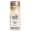 iSpice | Garlic Salt | 11.39 oz | Mixed Spices & Seasonings | Kosher | Halal | Flavorful Blend Discount