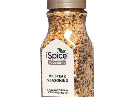 iSpice | Kansas City Steak Seasoning | 7.2 oz | Mixed Spices & Seasonings | Kosher | Aromatic Spice Blend For Cheap