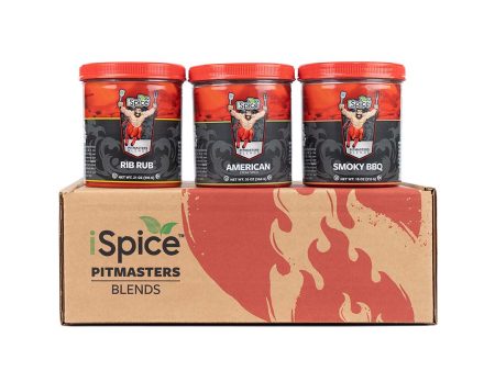 iSpice | 3 pack of BBQ Seasoning | GrillGlory |  Mixed Spices & Seasonings Gift Set | Kosher Supply