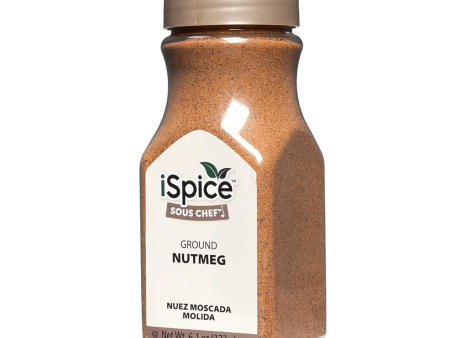 iSpice | Nutmeg Ground | 6.1 oz | Gourmet Spice | Kosher | Halal | Warm undertone Fashion