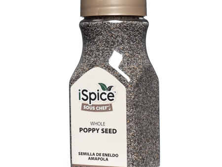 iSpice | Poppy Seed Whole | 6.6 oz | Gourmet Spice | Kosher | Fresh harvest Sale