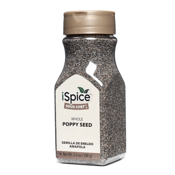 iSpice | Poppy Seed Whole | 6.6 oz | Gourmet Spice | Kosher | Fresh harvest Sale