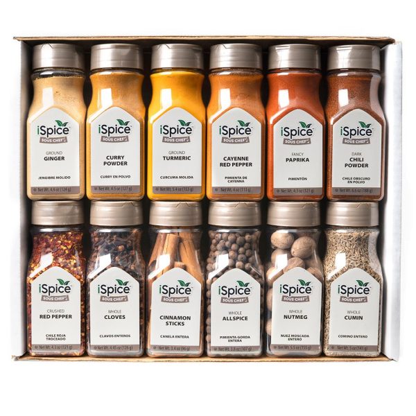 iSpice | 12 Pack of Spice | Taste Acre | Mixed Spices & Seasonings Gift Set | Kosher Sale