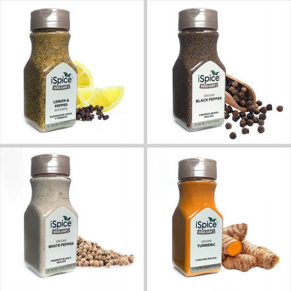 iSpice | 12 Pack of Spice and Herbs | Golden Taste | Mixed Spices & Seasonings Gift Set | Kosher Online now