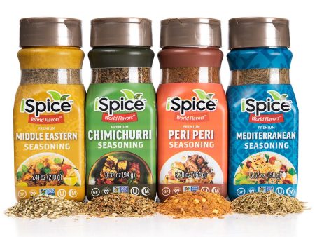 iSpice | 4 Pack of Ethnic Seasoning | Chicken Fit | Mixed Spice & Seasoning Gift Set | Halal | Kosher Online Sale