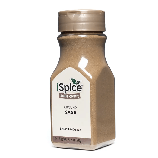 iSpice | Sage Ground | 3.2oz | Premium Herbs | Kosher | Aromatic herb Discount