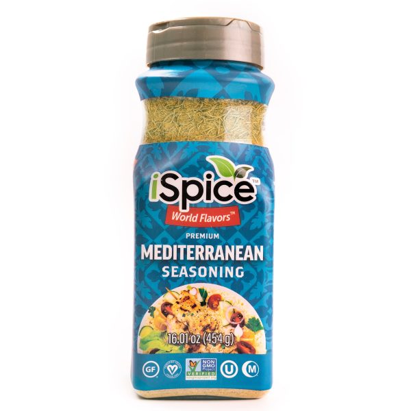 Spice Blend | Mediterranean Seasoning | 16.01 oz | Mixed Spice & Seasoning | Food Service | Halal | Kosher Fashion