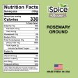 iSpice | Rosemary Ground | 4 oz | Premium Herbs | Kosher | Culinary boost Online now