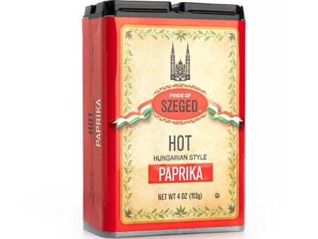 iSpice | Pride of Szeged Hot Paprika Powder | 4 oz | Gourmet Spice | 1-Pack Online Sale