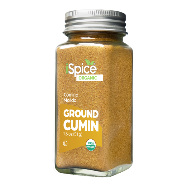 iSpice | Organic Cumin Ground | 1.8 oz | Premium Spices | Kosher | USDA Organic Certified Sale