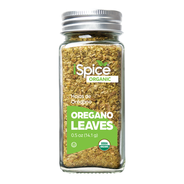 iSpice | Organic Oregano Leaves | 0.5 oz | Premium Herbs | Kosher | USDA Organic Certified Online Hot Sale