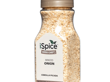 iSpice | Onion Minced | 5.6 oz | Gourmet Spice | Kosher | Nutrient-rich For Cheap