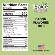 iSpice | Bacon Flavored Bits | 4.5 oz | Gourmet Spice | Kosher |Authentic Flavor Discount