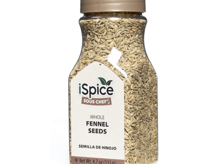 iSpice | Fennel Seed | 4.7 oz |  Gourmet Spice | Kosher | Greenish-brown Fashion