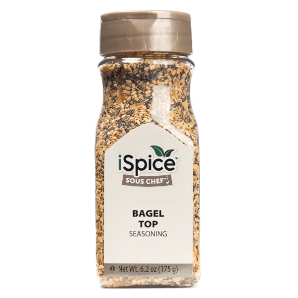 iSpice | Bagel Topping Seasoning | 6.2 oz | Mixed Spices & Seasonings | Kosher | Perfect Crust Fashion