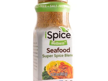 Spice Blend | Salt-Free Seafood Seasoning | 14.22 oz | Mixed Spice & Seasoning | Food Service | Halal | Kosher Fashion