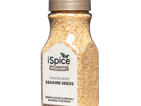 iSpice | Roasted Sesame Seeds Hulled | 6.4 oz | Gourmet Spice | Kosher | Crunchy texture Fashion