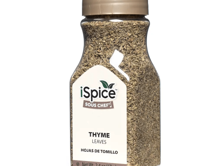 iSpice | Thyme Leaves | 2.4 oz | Premium Herbs | Kosher | Freshly milled Hot on Sale