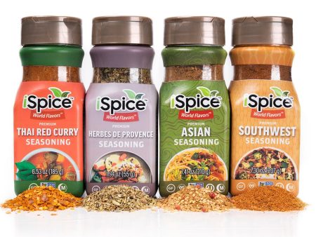 iSpice | 4 Pack of Ethnic Seasoning | Yasuda | Mixed Spice & Seasoning Gift Set | Halal | Kosher Online now