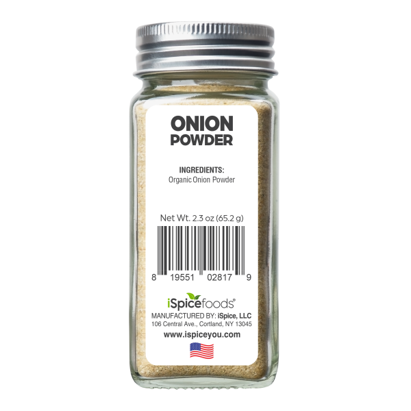 iSpice | Organic Onion Powder | 2.3 oz | Premium Spices | Kosher | USDA Organic Certified Cheap