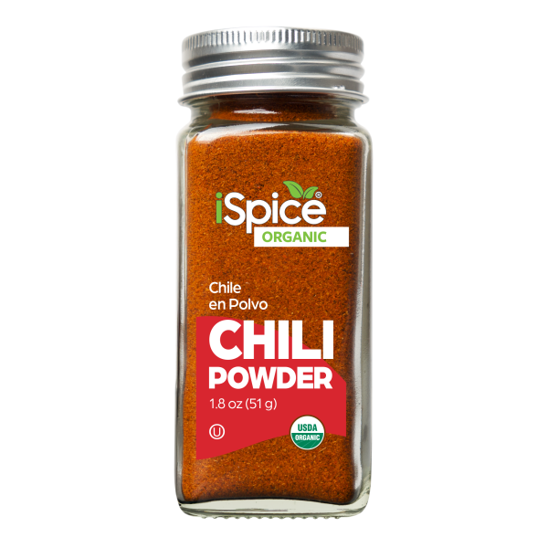 iSpice | Organic Chili Powder | 1.8 oz | Premium Spices | Kosher | USDA Organic Certified Fashion