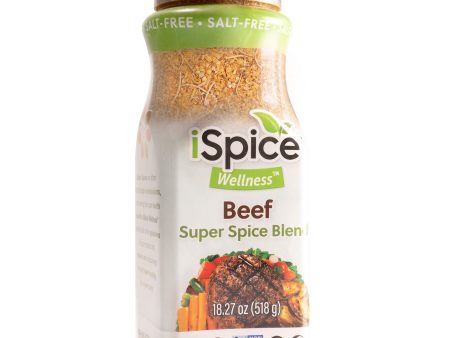 Spice Blend | Salt-Free Beef Seasoning | 18.27 oz | Mixed Spice & Seasoning | Food Service| Halal | Kosher For Sale