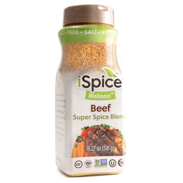 Spice Blend | Salt-Free Beef Seasoning | 18.27 oz | Mixed Spice & Seasoning | Food Service| Halal | Kosher For Sale