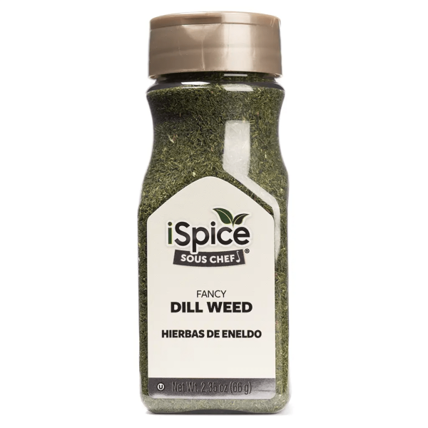 iSpice | Dill Weed | 2.35 oz |  Gourmet Spice |Kosher | Food Grade Bottle| Herbal Delight Online Hot Sale