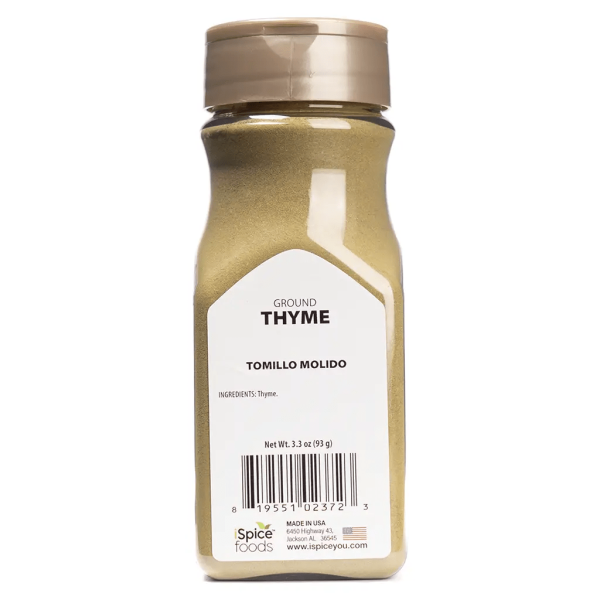 iSpice | Thyme Ground | 3.3 oz | Premium Herbs | Kosher | Aromatic herb For Sale