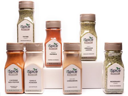 iSpice | 7 Pack of Spice and Herbs | Savory | Mixed Spices & Seasonings Gift Set | Kosher For Sale