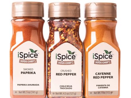 iSpice | 3 Pack of Hot Spices | Fiery | Mixed Spices & Seasonings Gift Set | Kosher Supply