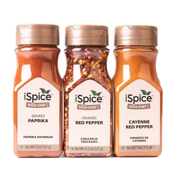 iSpice | 3 Pack of Hot Spices | Fiery | Mixed Spices & Seasonings Gift Set | Kosher Supply