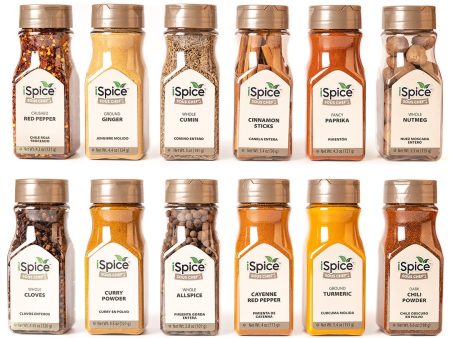 iSpice | 12 Pack of Spice | Taste Acre | Mixed Spices & Seasonings Gift Set | Kosher Sale